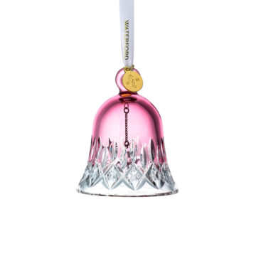 Waterford - Lismore Cranberry Bell Ornament