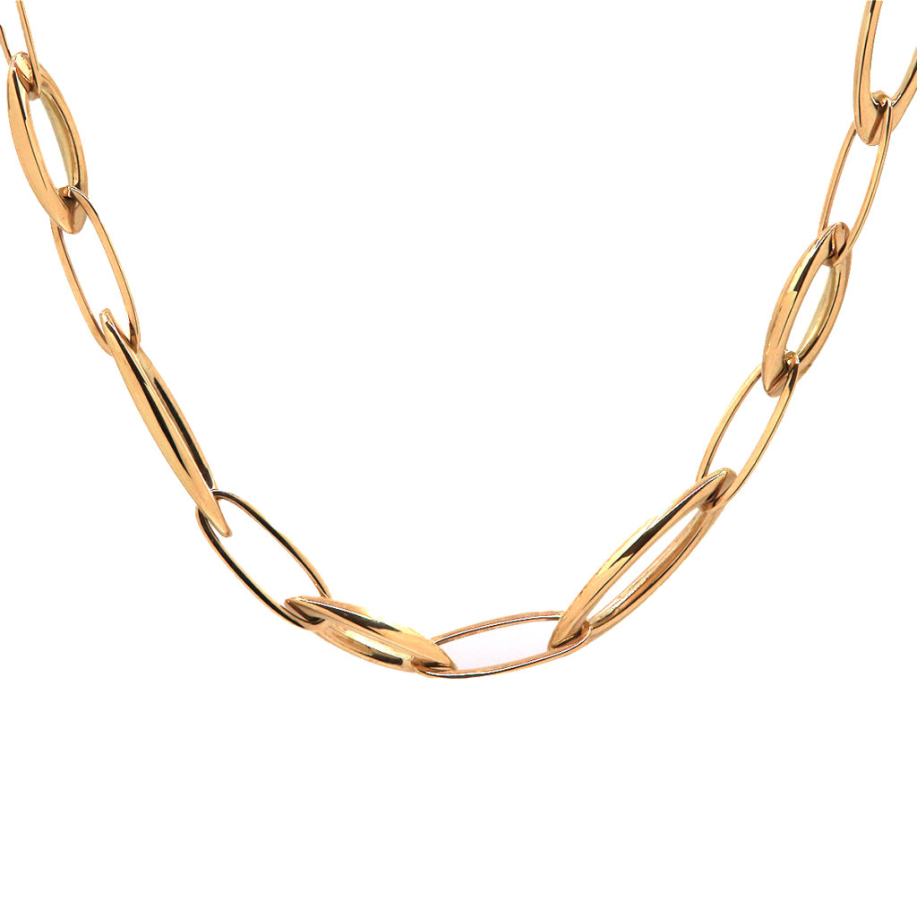 14K Yellow Gold Naivete Link Necklace