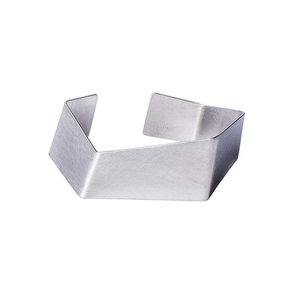 Stainless Steel Angular Bent Cuff