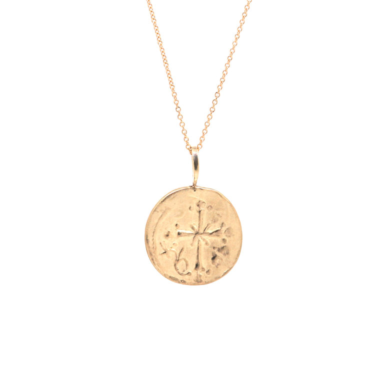 14K Yellow Gold "The Cross" Pendant with Chain