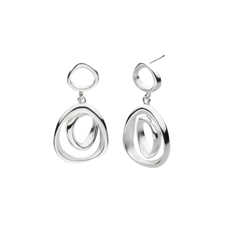 Sterling Silver Coastshore Double Link Earrings