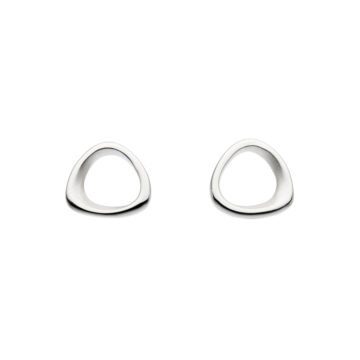 Sterling Silver Coast Sandblast Earrings