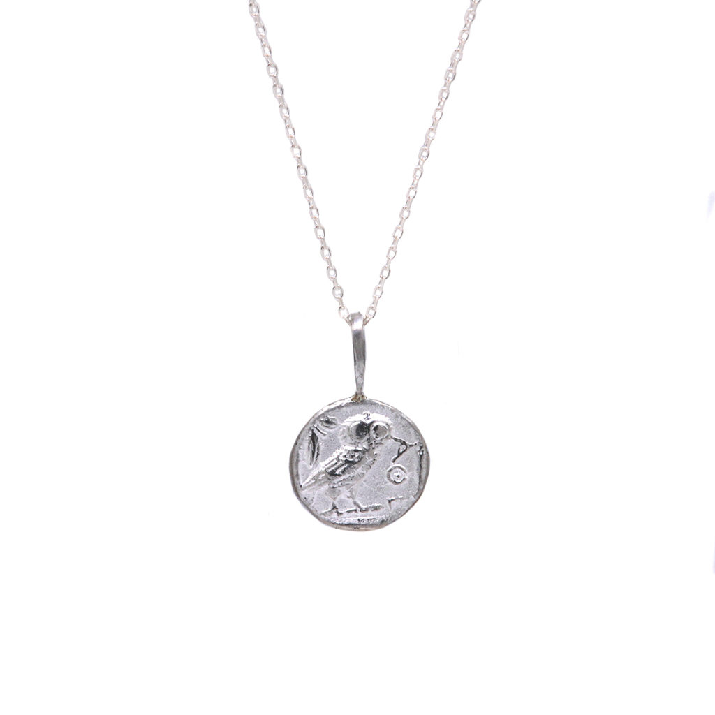 Sterling Silver “Wisdom Owl” Pendant with Chain