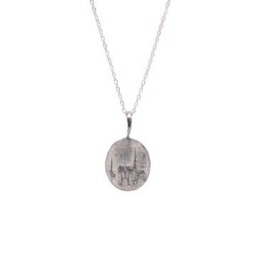 Sterling Silver "The Church" Pendant with Chain