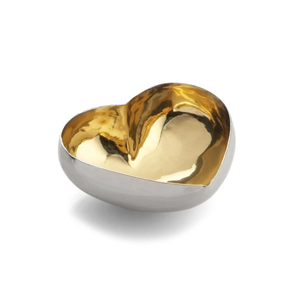 Heart Dish Gold