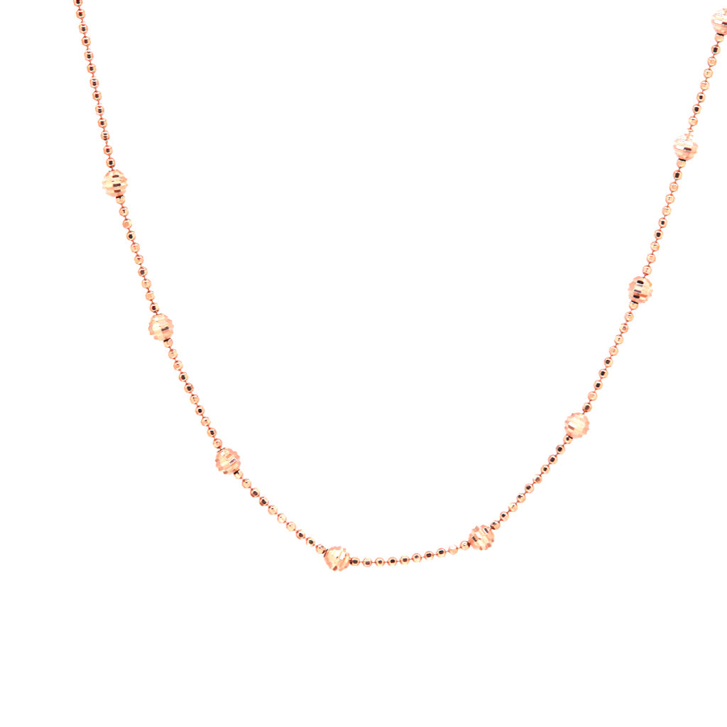 Sterling Silver and Rose Gold Plated Chain