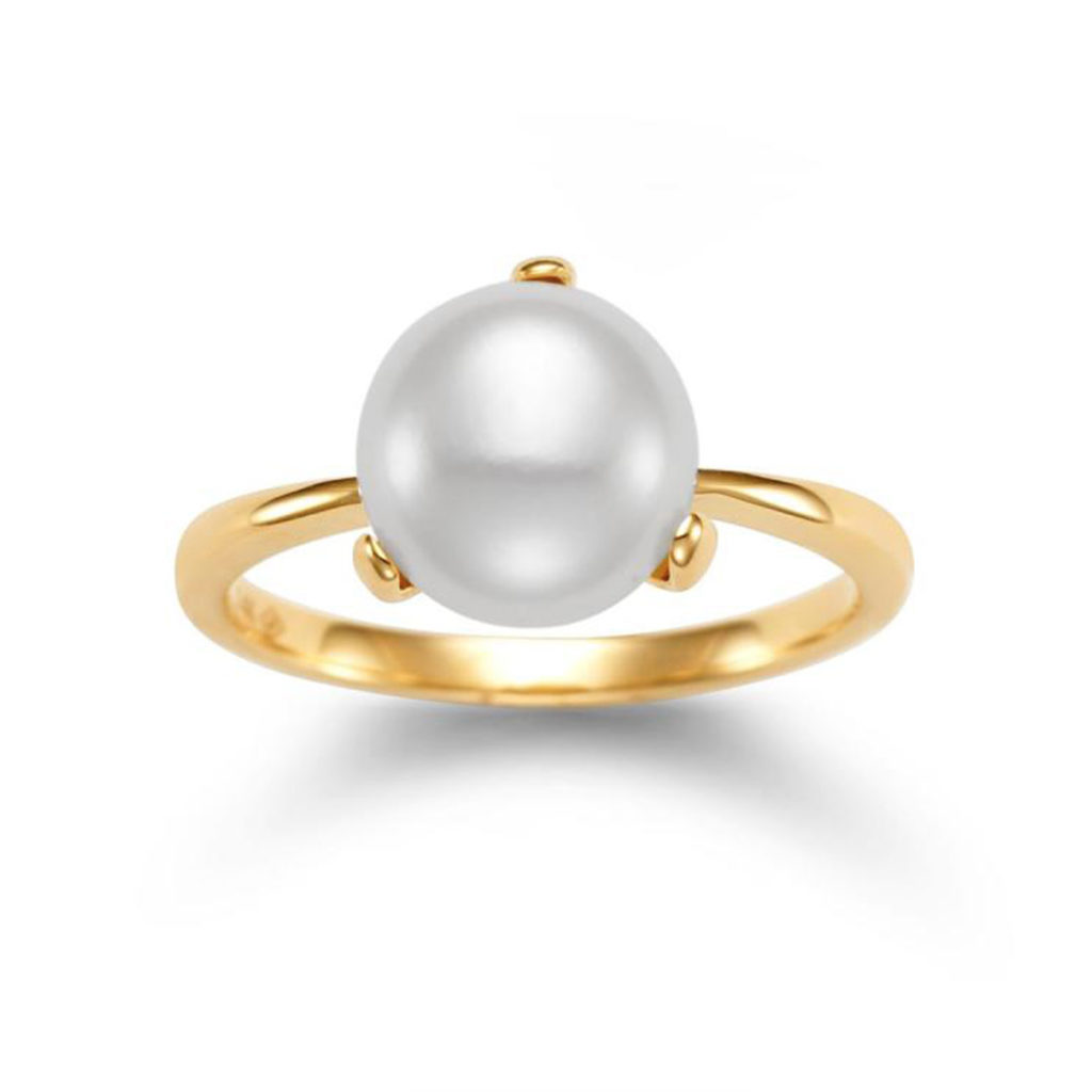 Cultured Pearl Ring, 14k Yellow Gold - Mills Jewelers