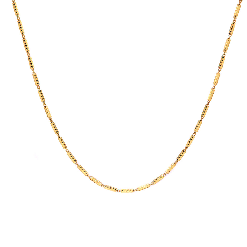 Sterling Silver and Yellow Gold Plated Chain