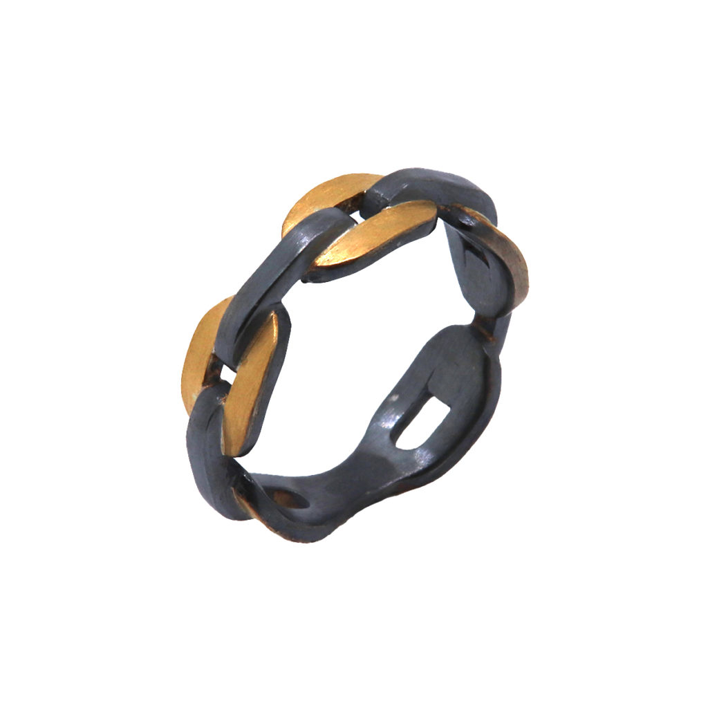 Two-Tone Chill Link Ring