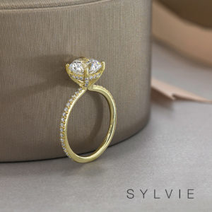 Yellow Gold Sylvie Engagement Ring