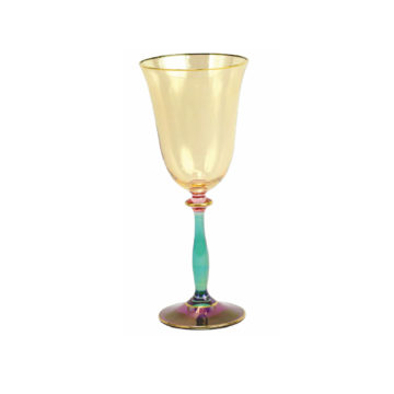 Vietri - Regalia Deco Purple Wine Glass