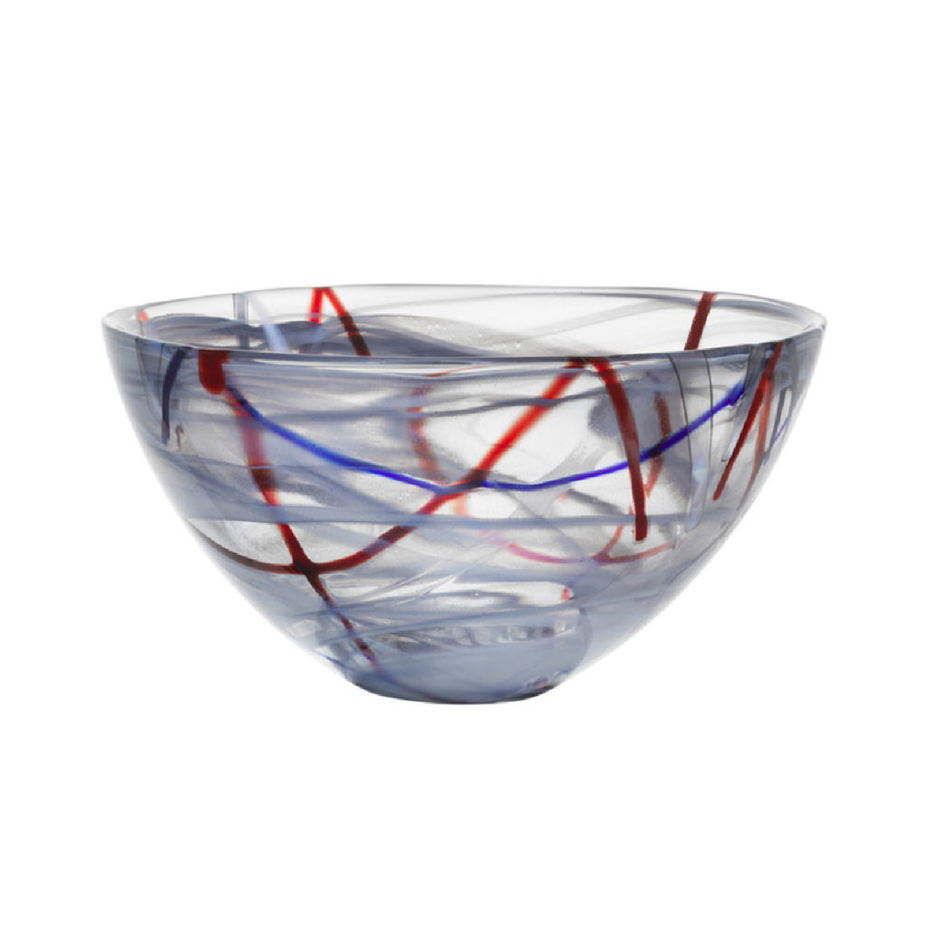 KostaBoda – Large Gray Contrast Bowl