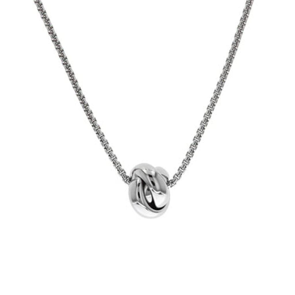 Sterling Silver Love Knot Necklace