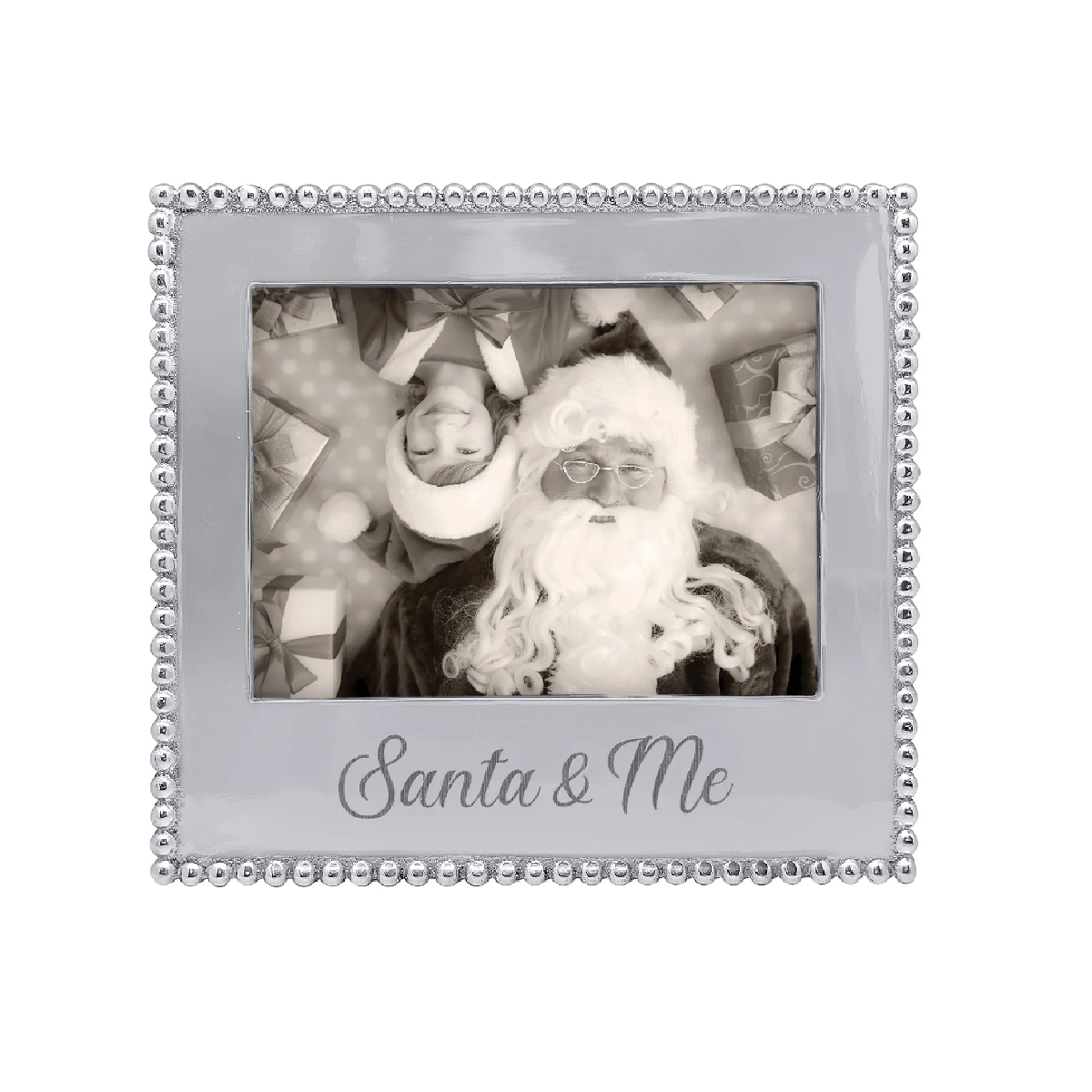 Mariposa - "Santa & Me" Beaded 5x7 Frame