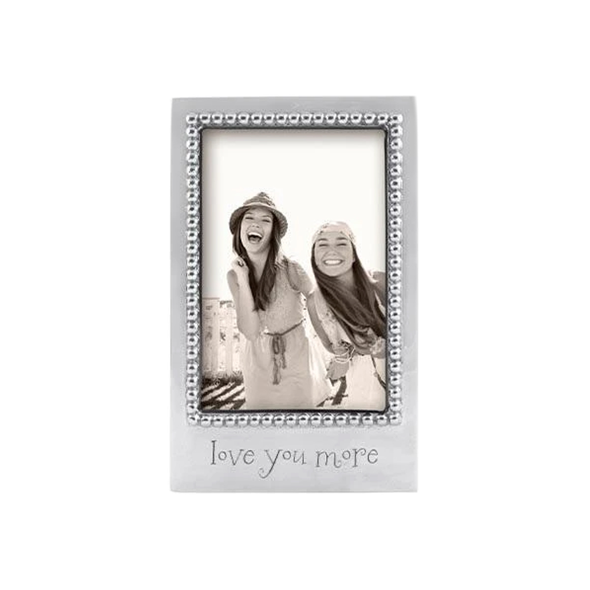 Mariposa - "Love You More" 4x6 Beaded Frame