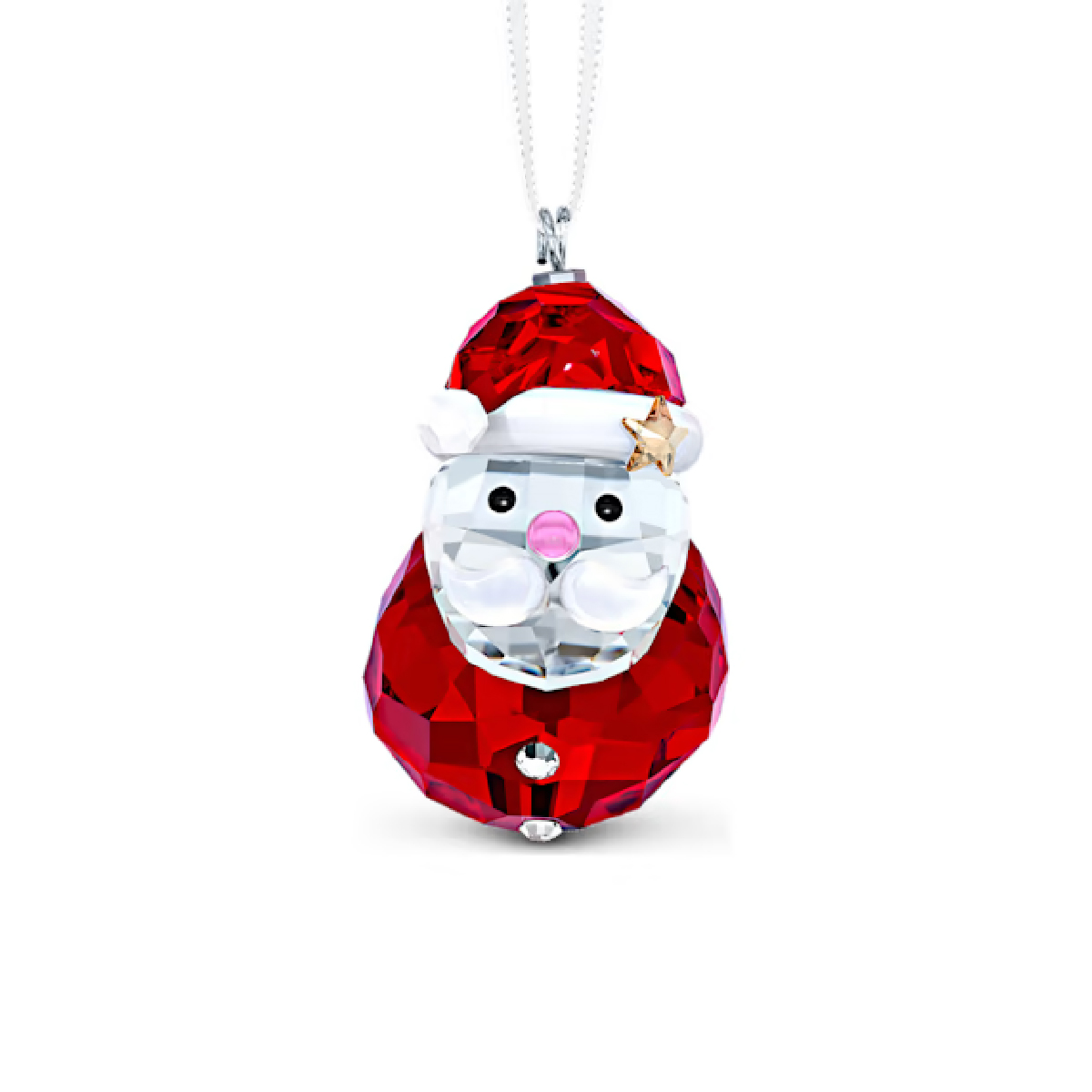 Swarovksi Rocking Santa Claus Ornament