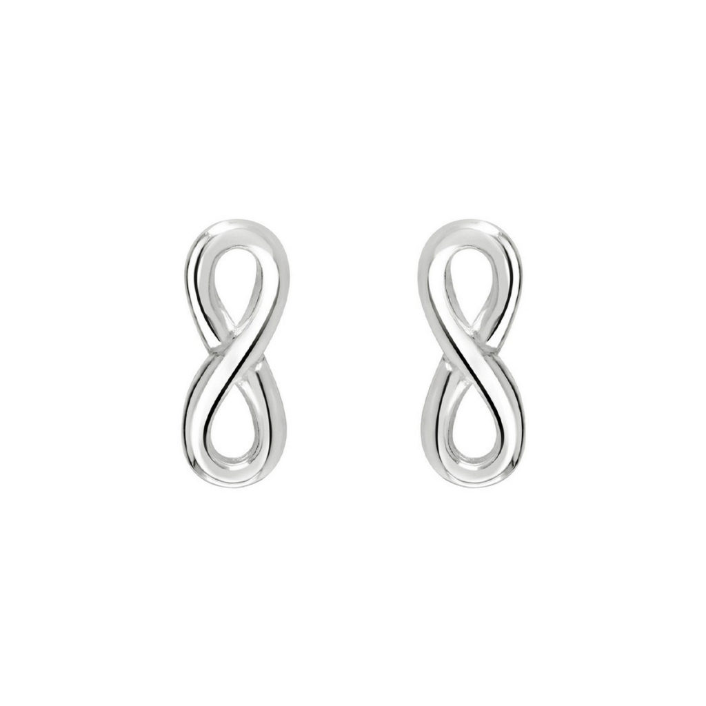 Sterling Silver Dew Infinity Earrings Josephs Jewelers