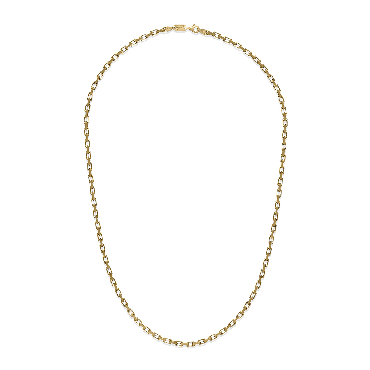 Gold Plated Sterling Silver Oval Link Chain