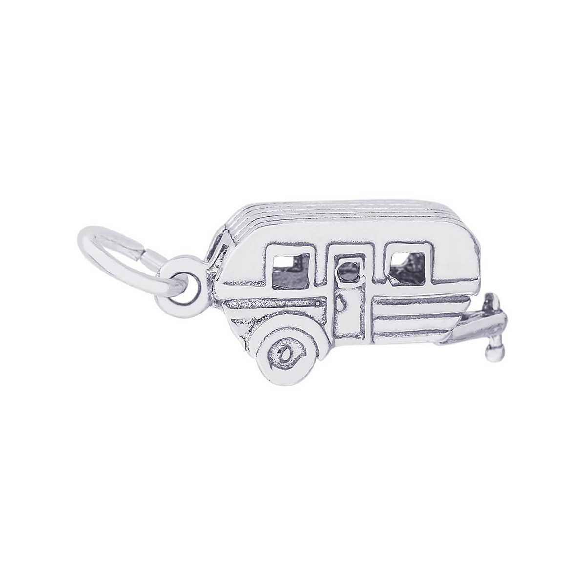 Sterling Silver Camping Trailer Charm