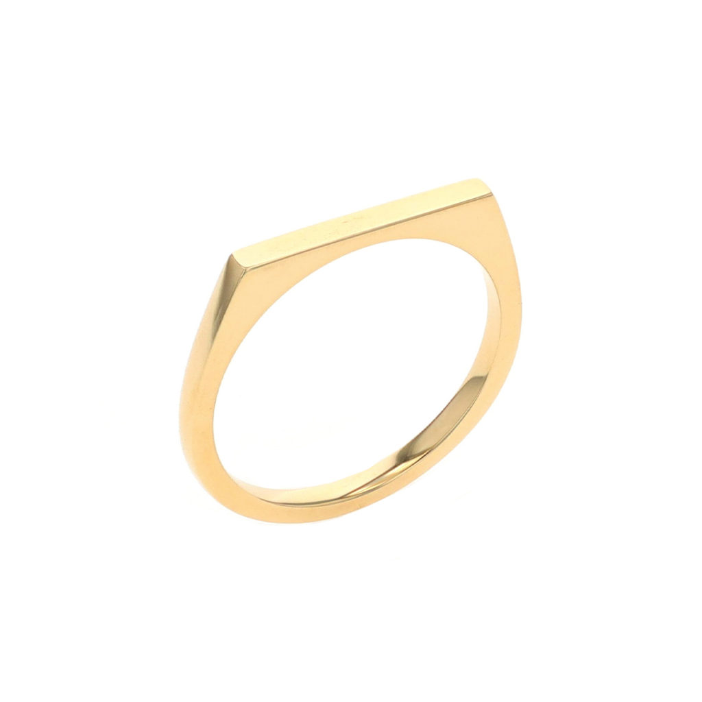 14K Yellow Gold Stackable Ring