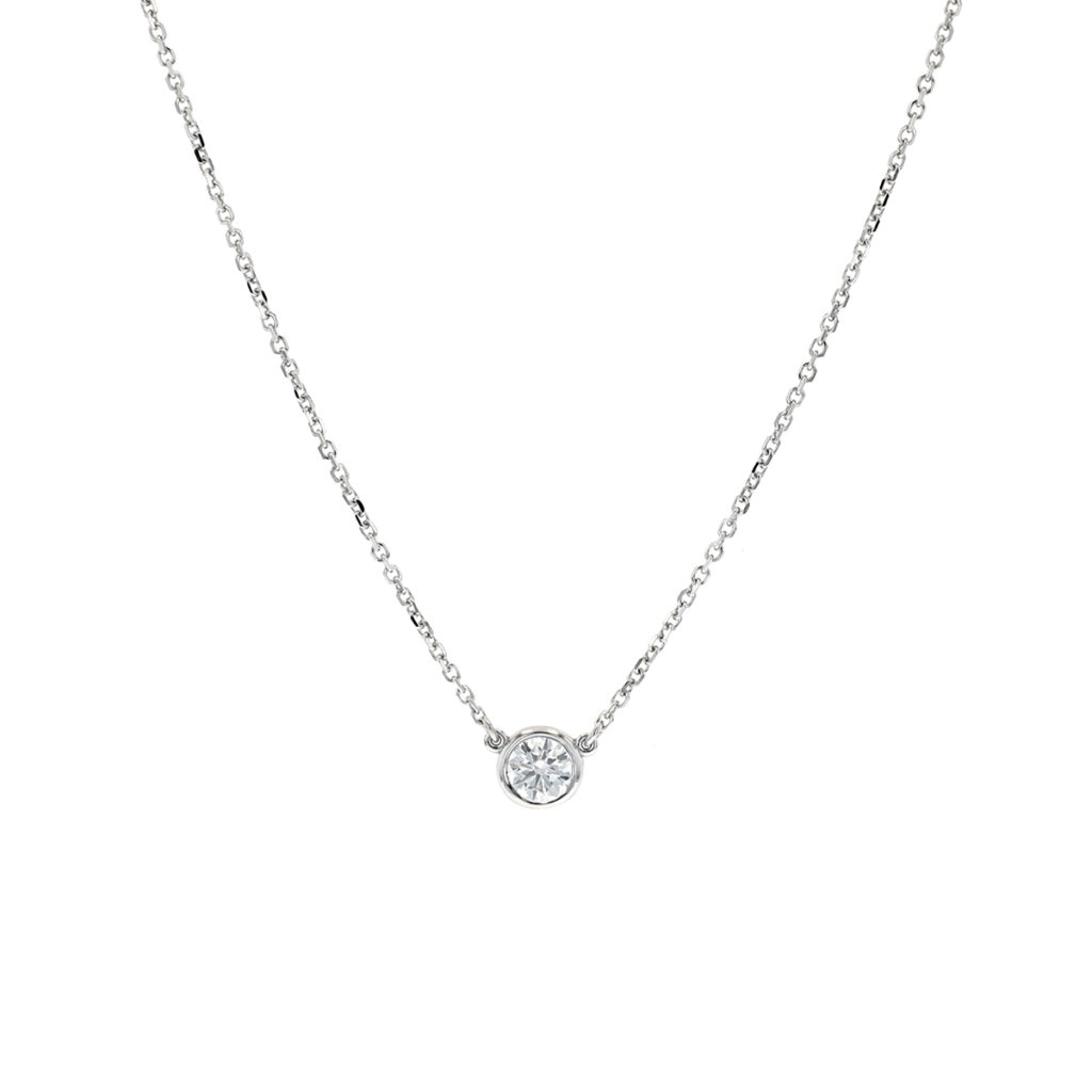 0.25 carat deals diamond necklace