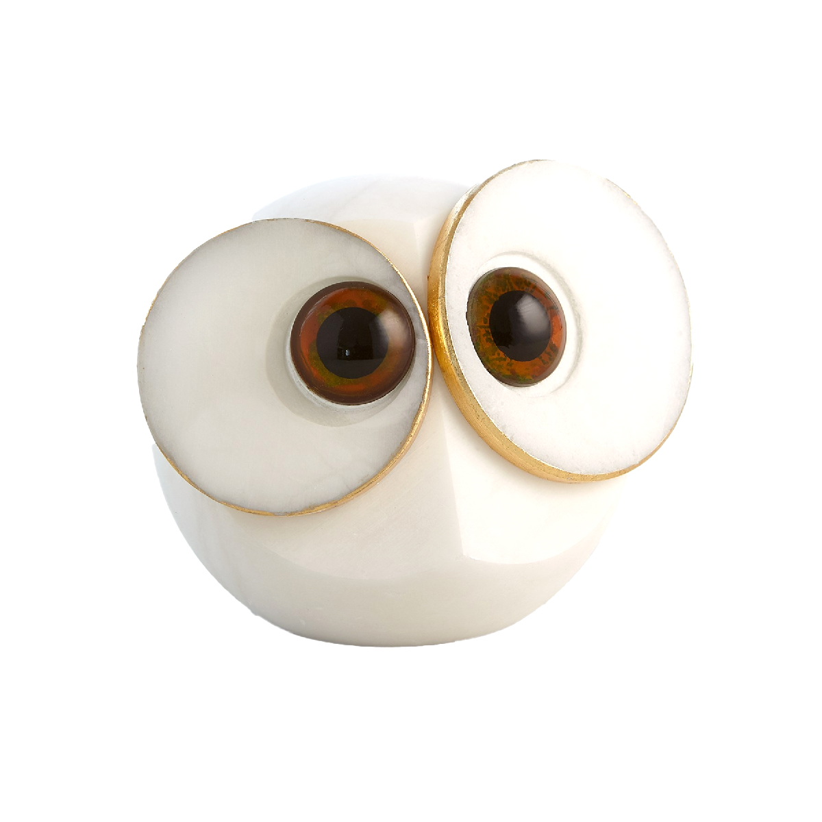 Alabaster Big Eyed Owl, Small