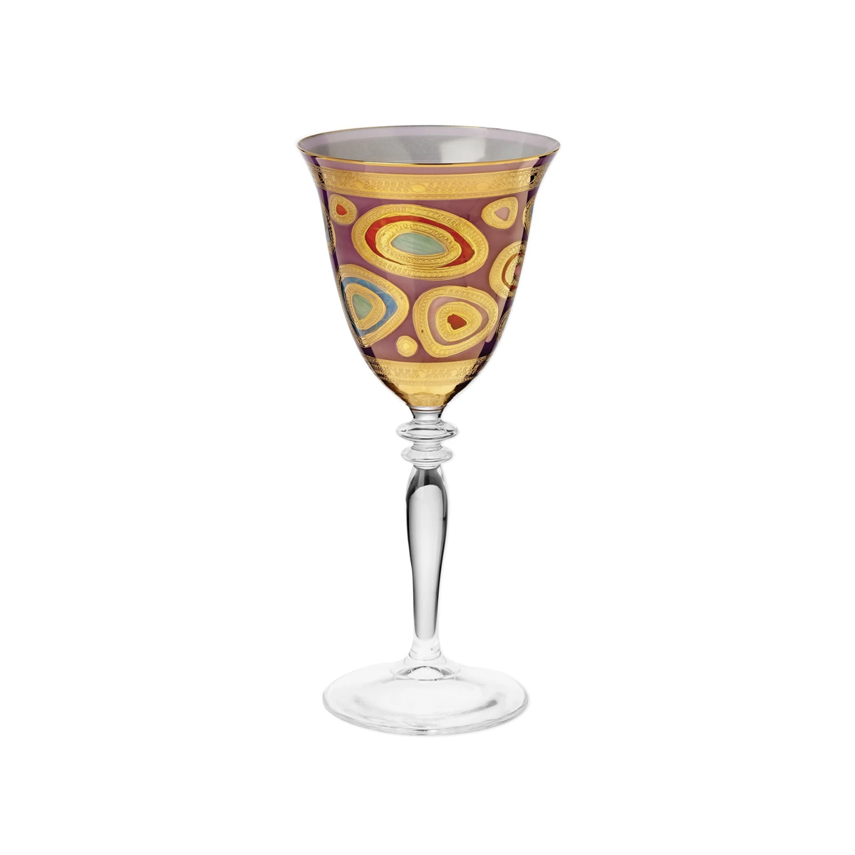 Vietri - Regalia Purple Wine Glass