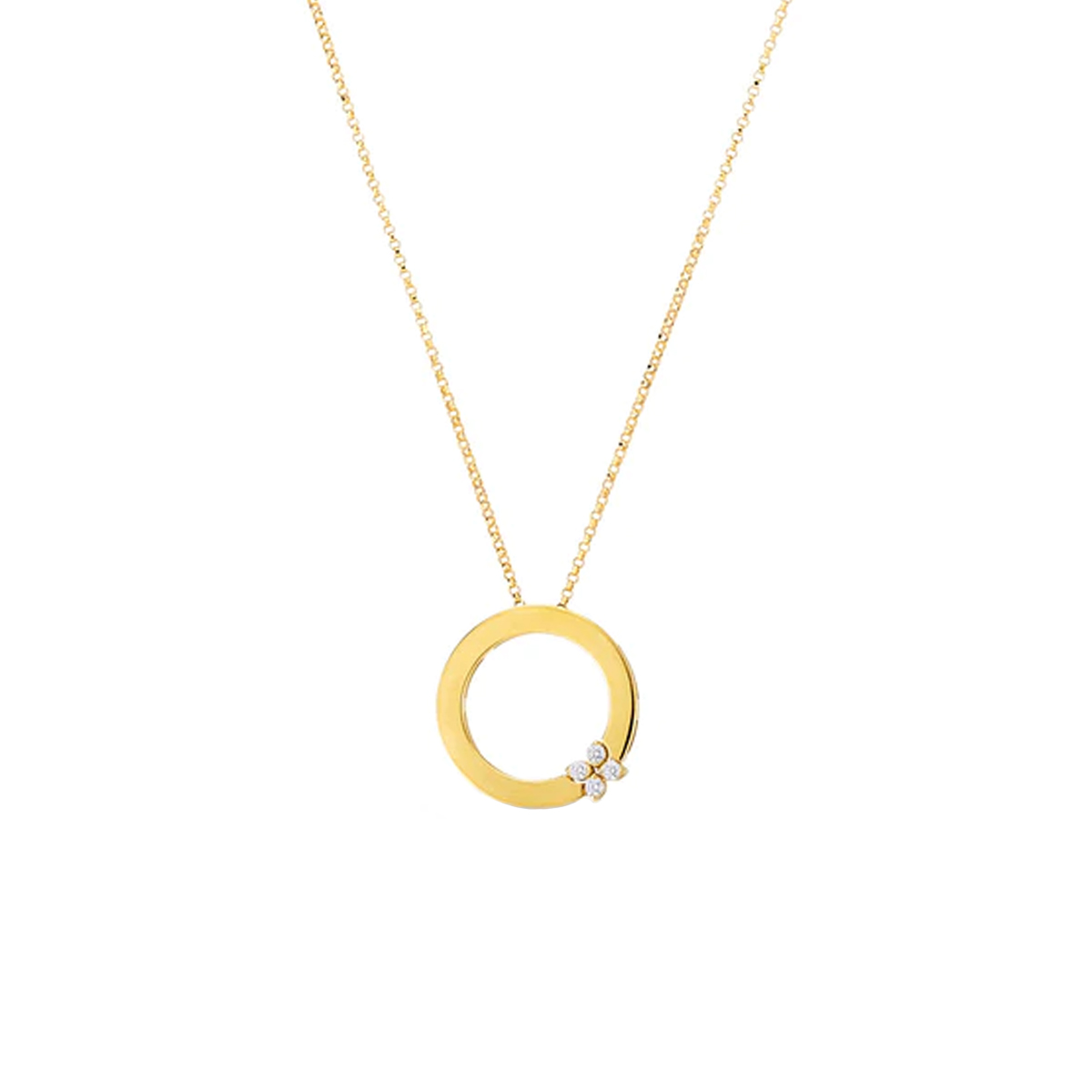 18K Yellow Gold Diamond Verona Necklace