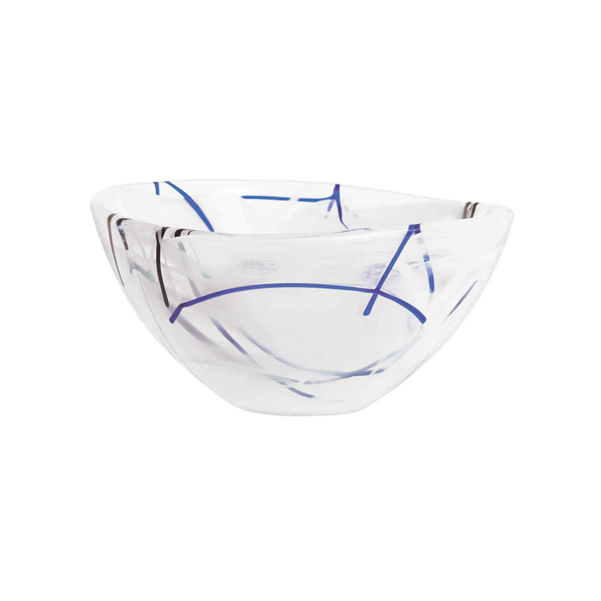 Contrast Small White Bowl