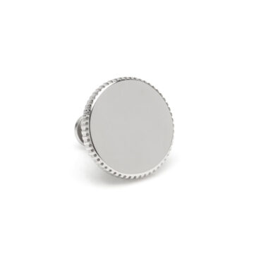 Stainless Steel Coin Edge Lapel Pin