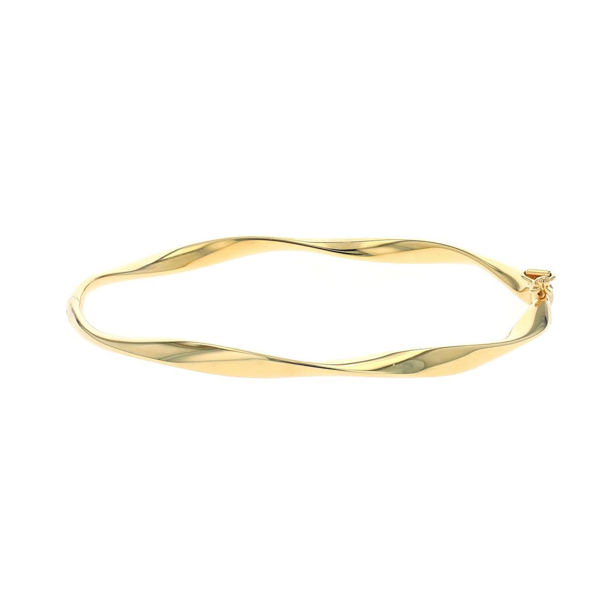 14k Yellow Gold Twist Bangle Bracelet – Knox Jewels