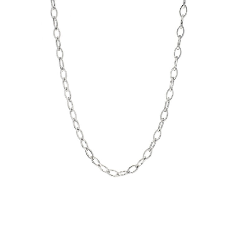 Sterling Silver Naivete Link Necklace