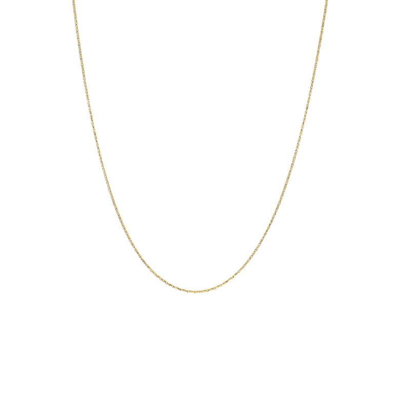 14K Yellow Gold 20-Inch 1 mm Raso Chain