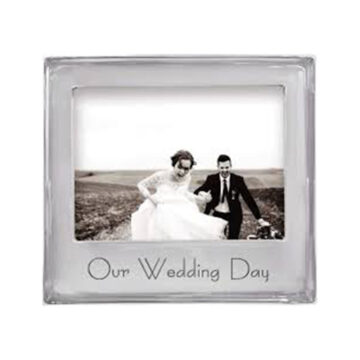 Mariposa Our Wedding Day Frame