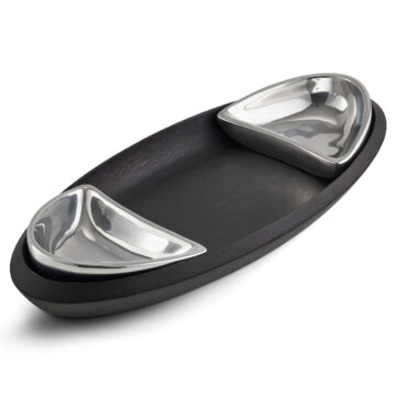 Noir Condiment Tray