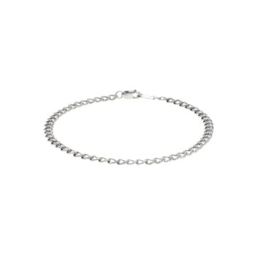 Sterling Silver Parallel Curb Bracelet