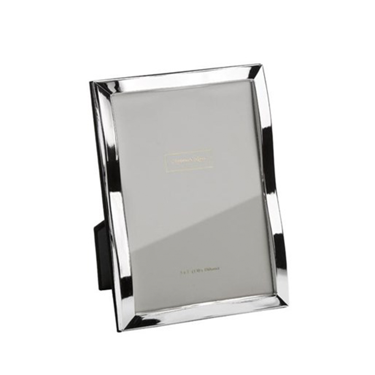 Modern Wave Silver Plated 4X6 Frame