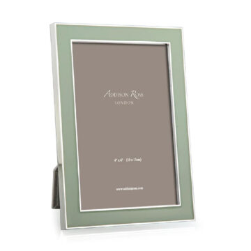 Sage Green Enamel 4X6 Frame