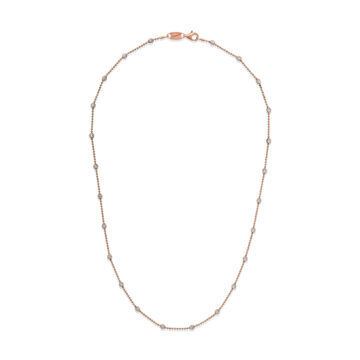 Sterling Silver Two-Tone Shine Bead Chain