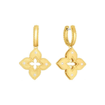 18K Yellow Gold Petite Venetian Princess Earrings