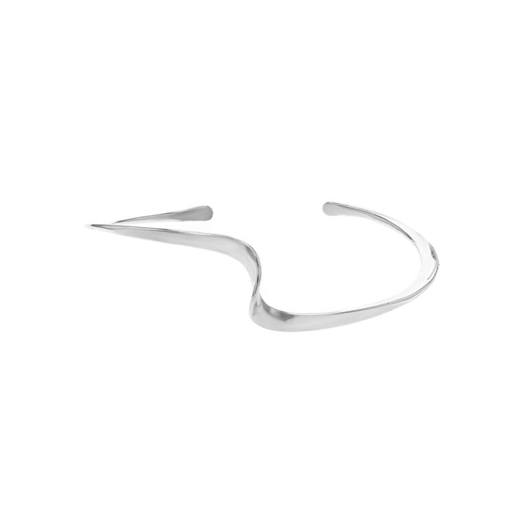 Sterling Silver Twisted Top Cuff Bracelet