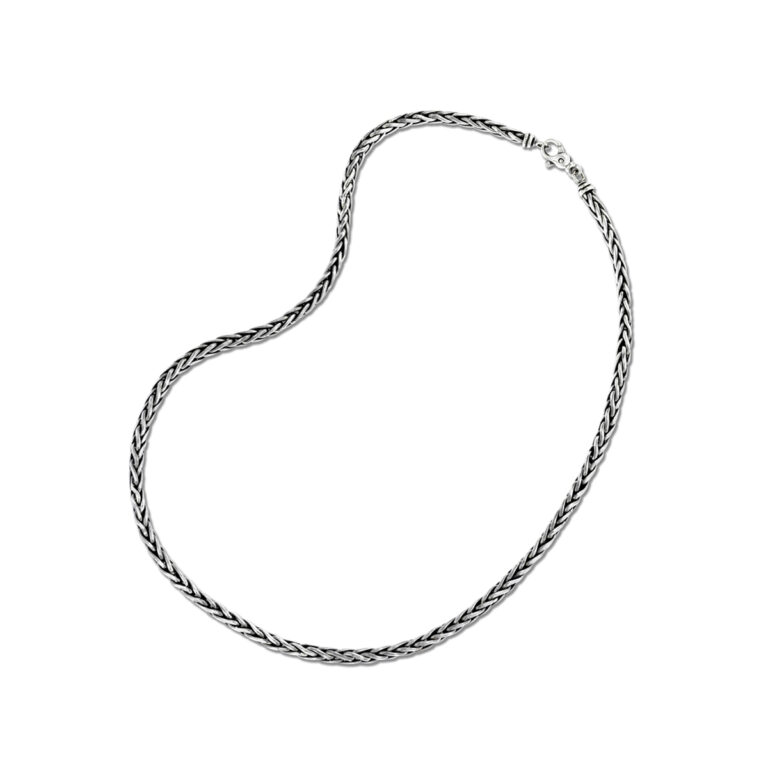 Sterling Silver 22-Inch Woven 3 mm Chain - Josephs Jewelers