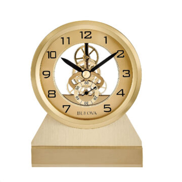 Golden Eye Bulova Clock
