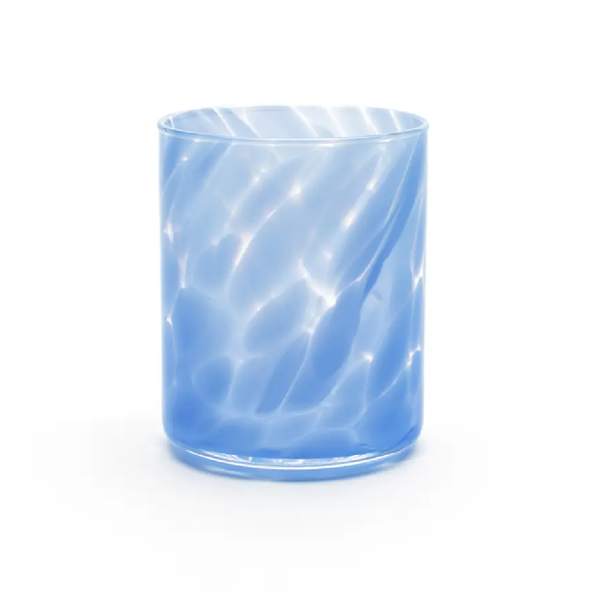 Saban Glass - Fritsy Drinking Glass: Marine Blue