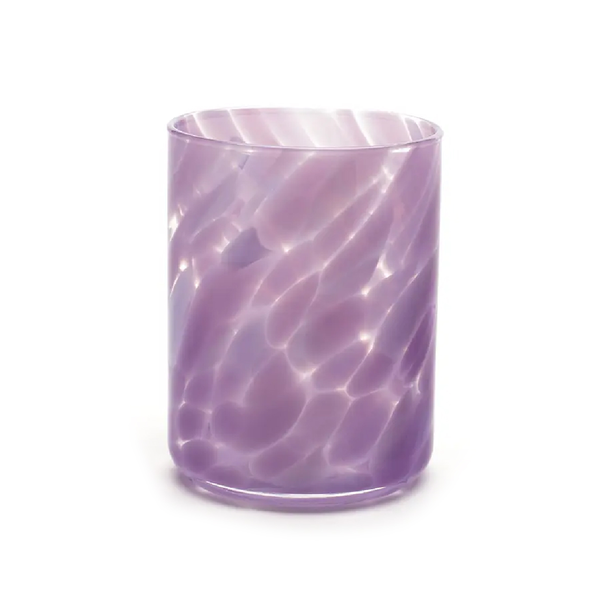 Saban Glass - Fritsy Drinking Glass: Opal Violet