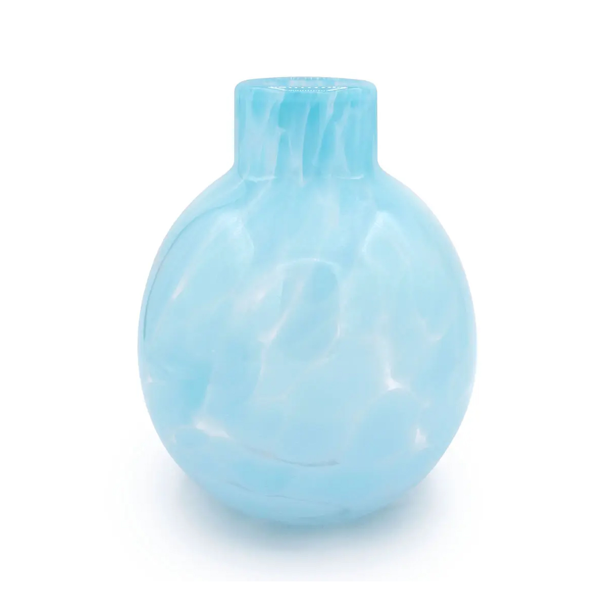 Saban Glass - Betty Vase Large: Light Blue