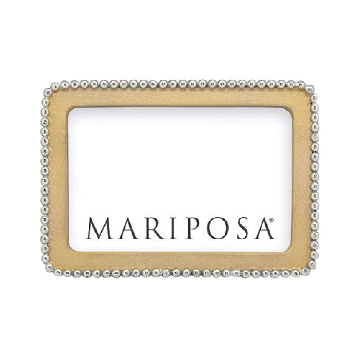 Mariposa - Beaded Gold 4x6 Frame