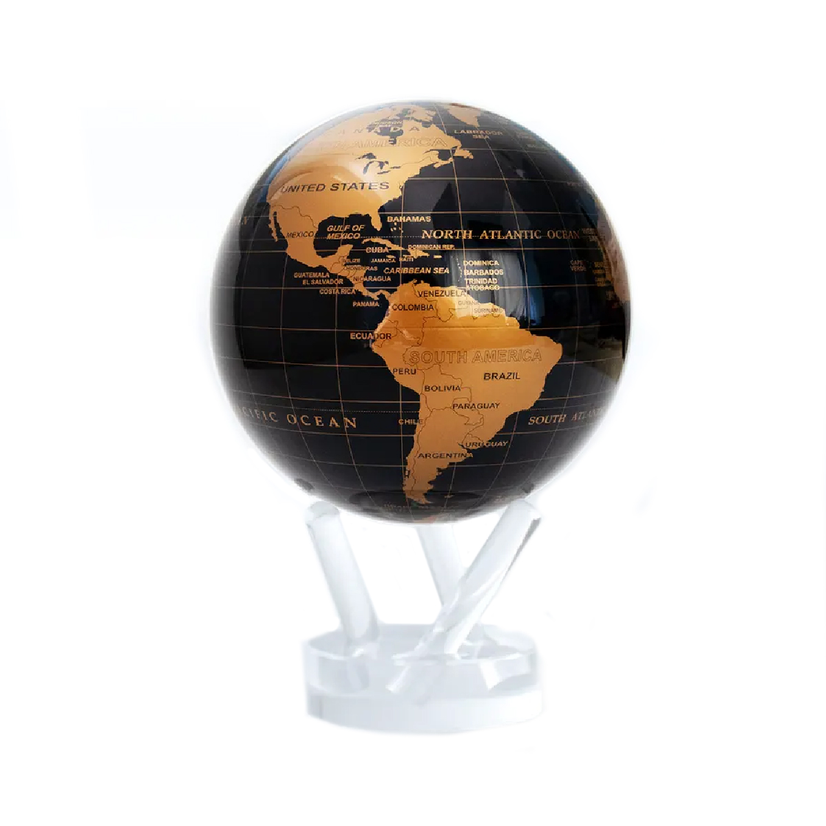 Mova Globe Black and Gold Globe