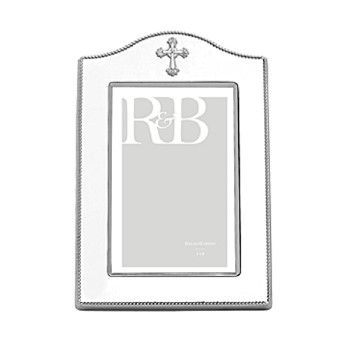 Reed & Barton - Abbey Cross 5x7 Silverplate Frame