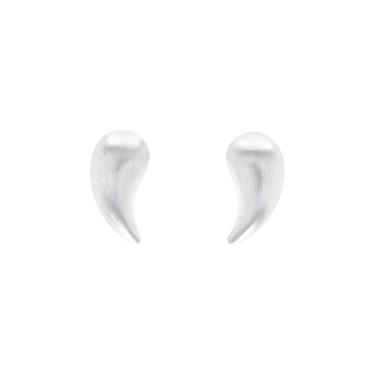 Sterling Silver Chili Stud Earrings
